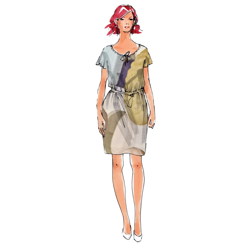 schnittmuster-berlin-sommerkleid-gitte-damen-kleid-schnittmuster image 1