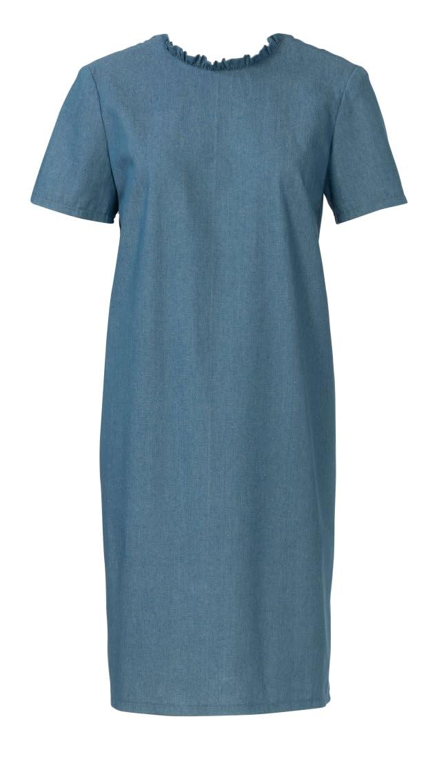burda-style-schnittmuster-6039-kleid-und-bluse-denim-look-damen-gr-34-44-n-hleve image 5