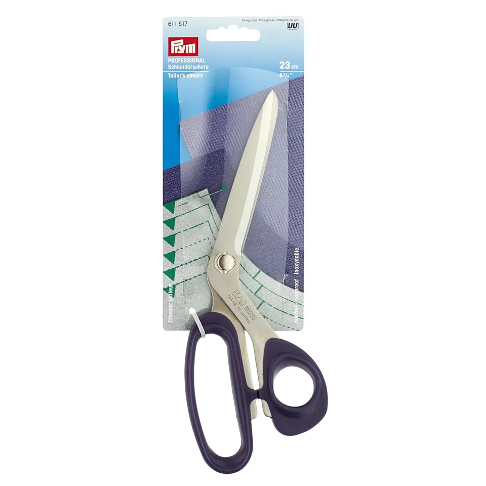 prym-611517-professional-schneiderschere-23-cm-edelstahl-blau image 1