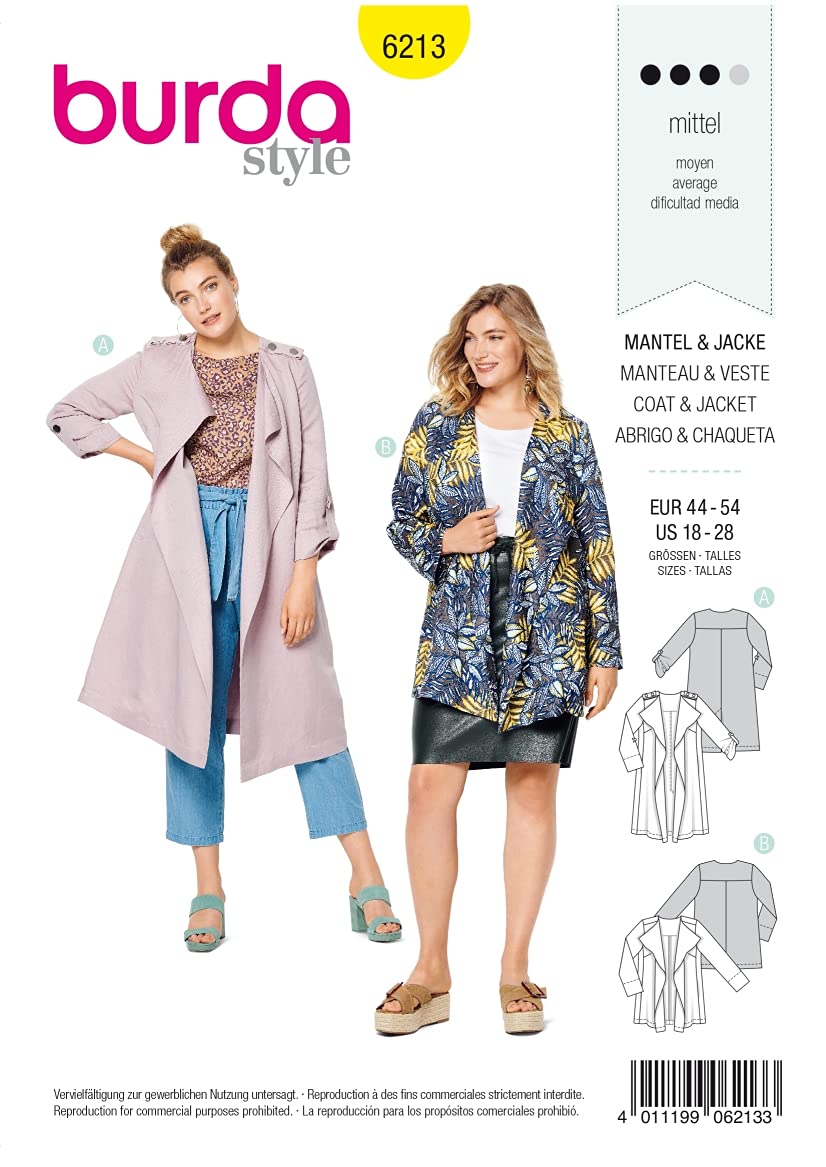 burda-6213-schnittmuster-damen-trenchcoat-level-3-f-r-fortgeschrittene image 2