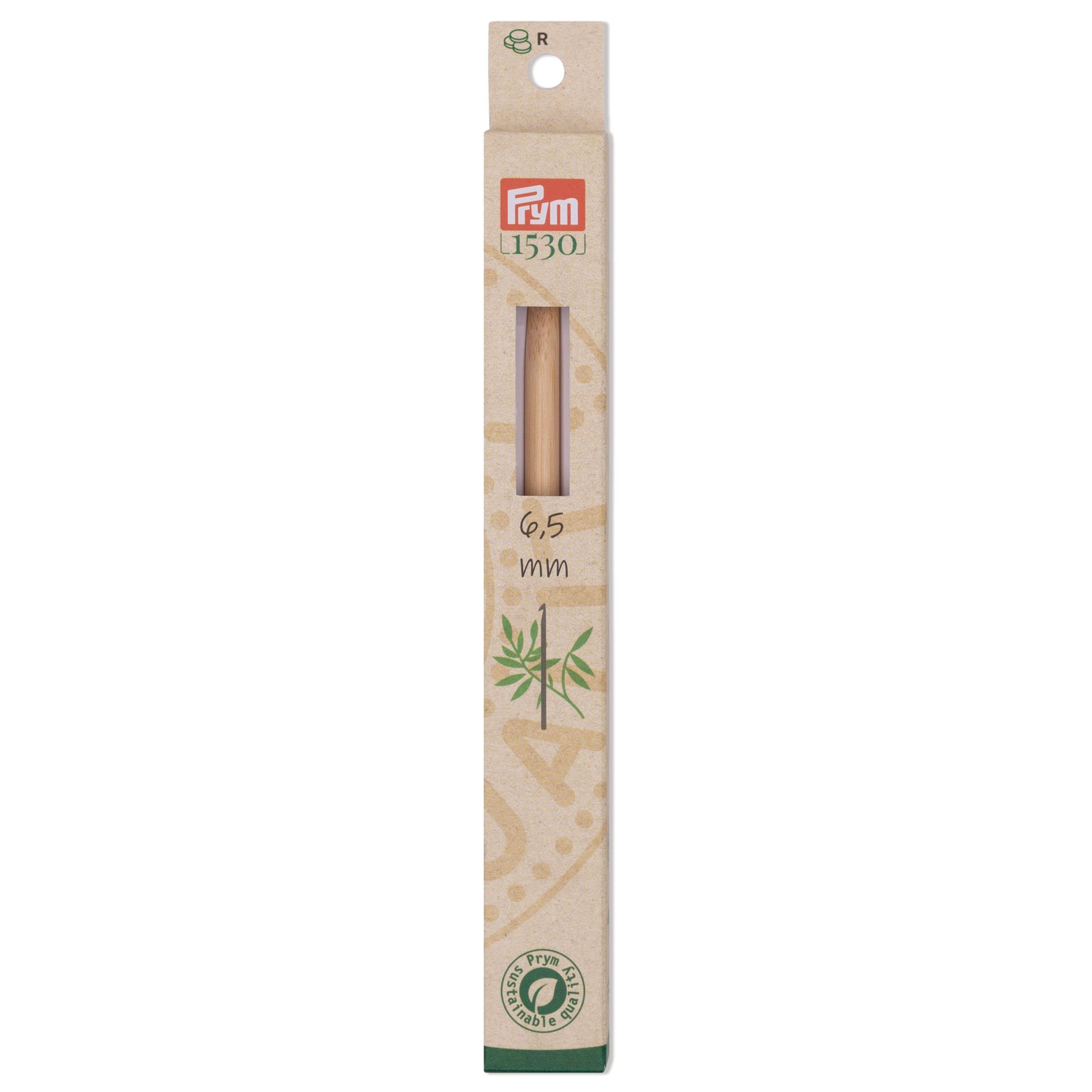 prym-woll-h-kelnadel-bambus-197613-15-cm-6-5-mm-natur image 1