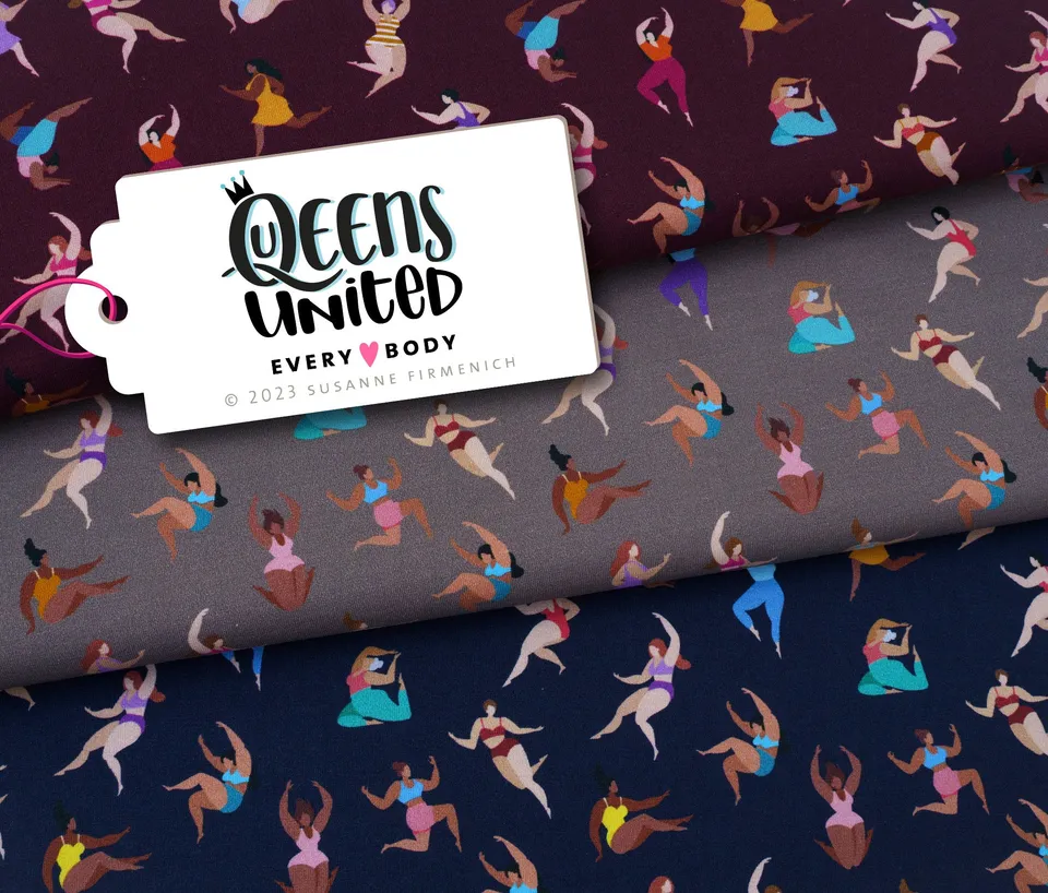 albstoffe-queens-united-everybody-new-cotton-satin-webware-meterware image 1