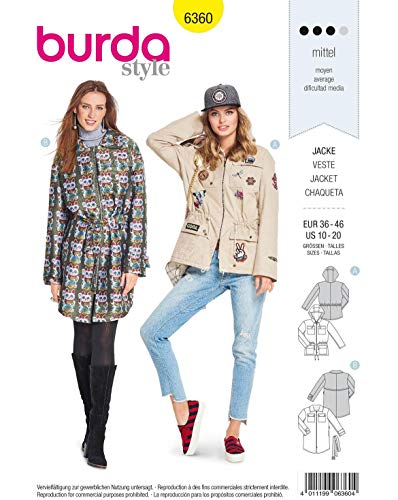 burda-style-6360-schnittmuster-parka-jacke-damen-gr-38-48 image 3