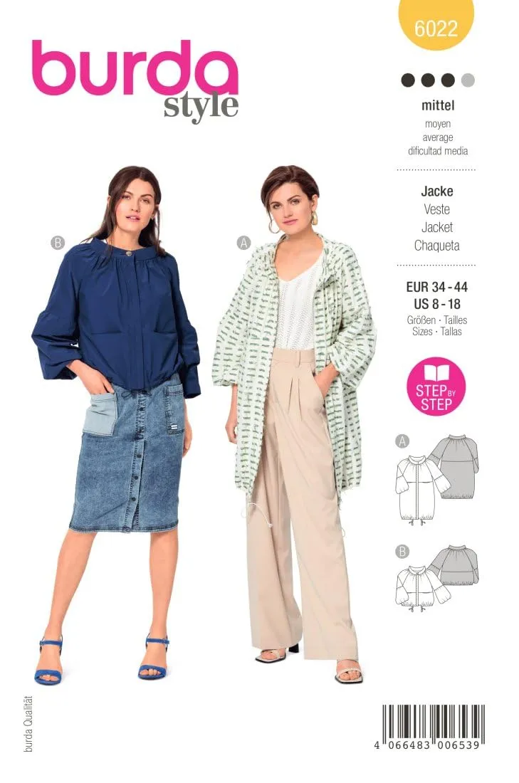 burda-style-schnittmuster-6022-jacke-und-parka-mit-stehkragen-damen-gr-34-44-n-h image 1