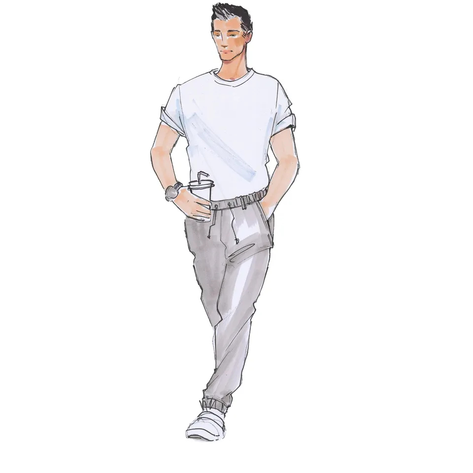 schnittmuster-berlin-jogginghose-max-herren-jogger-mit-gummizug image 1