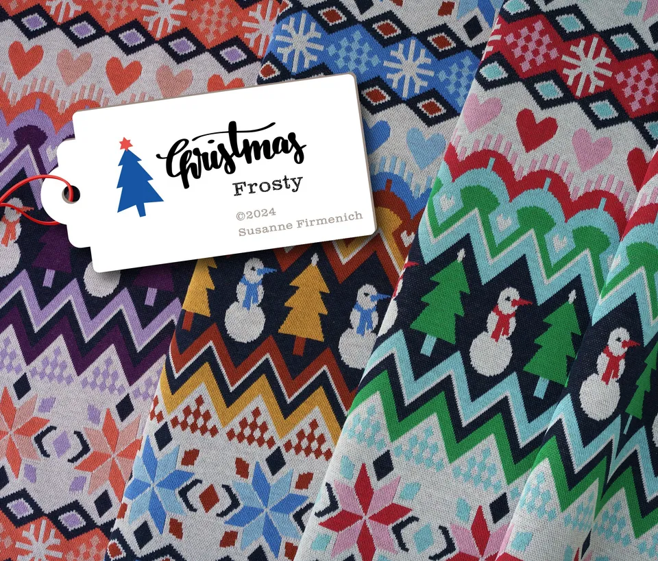 albstoffe-christmas-frosty-jacquard-jersey-bio-baumwolle image 1