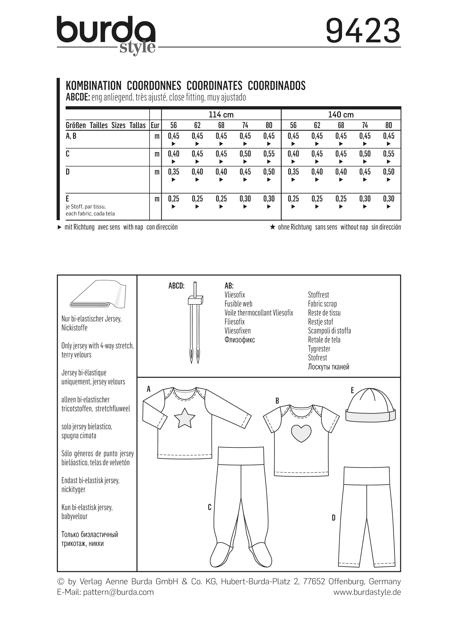burda-style-9423-schnittmuster-nachtw-sche-kids-gr-98-104 image 2