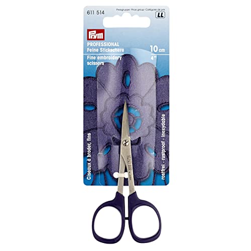 prym-611514-professional-stickschere-10-cm-pflaumenblau-pr-zisionsschere-edelsta image 6