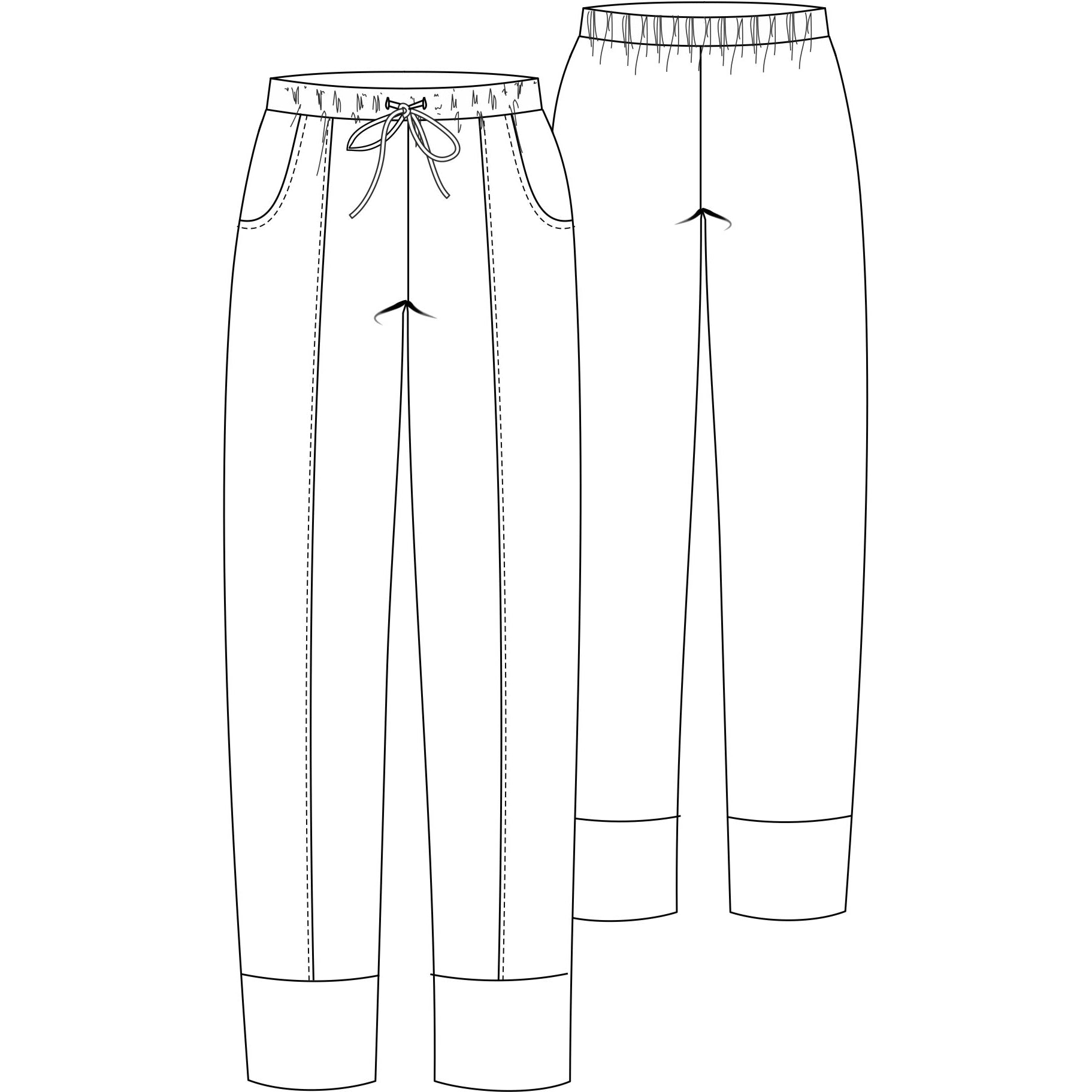 schnittmuster-berlin-jogginghose-dagmar-damen-jogger-schnittmuster image 2