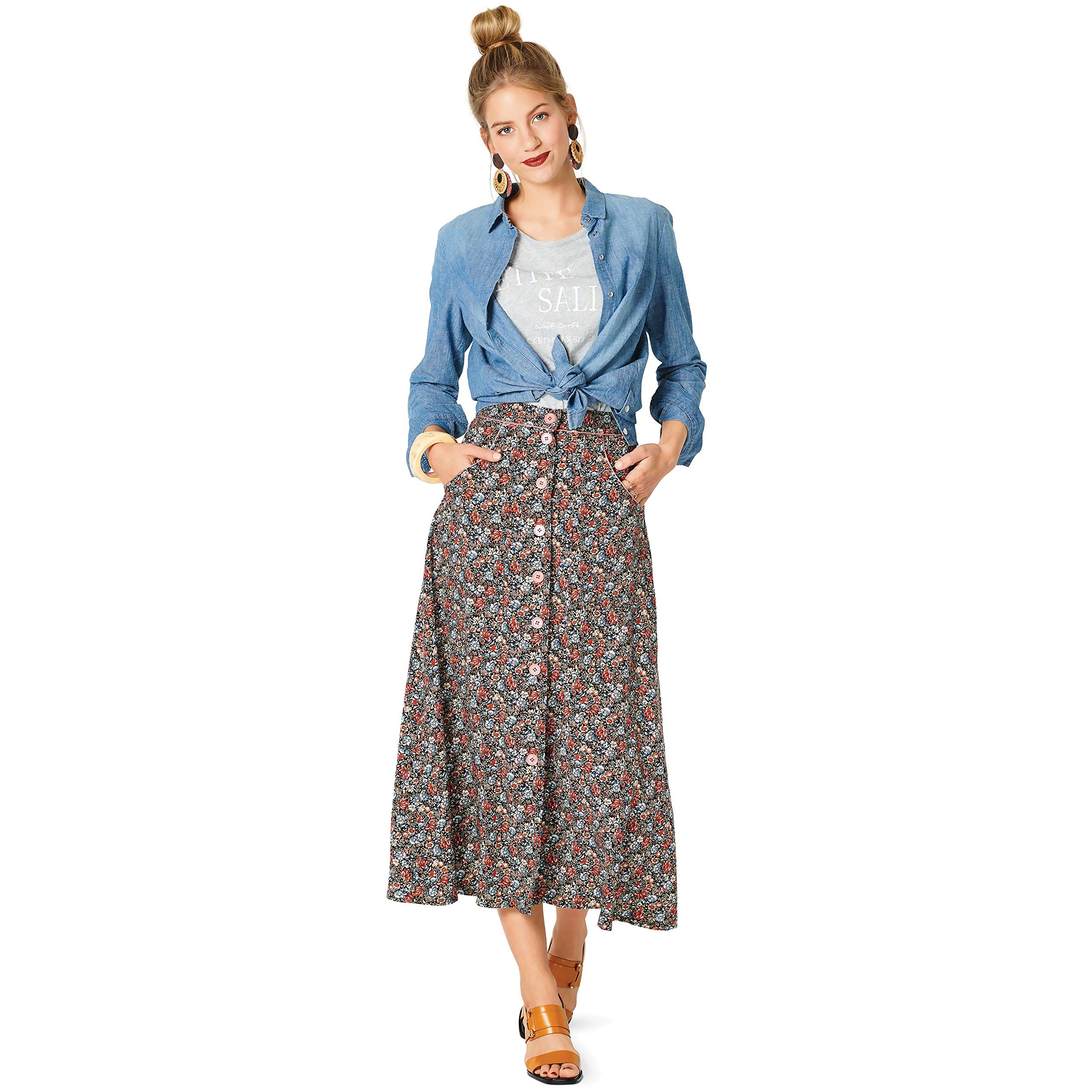 burda-style-6252-damen-mini-und-midirock-schnittmuster-gr-34-44 image 5