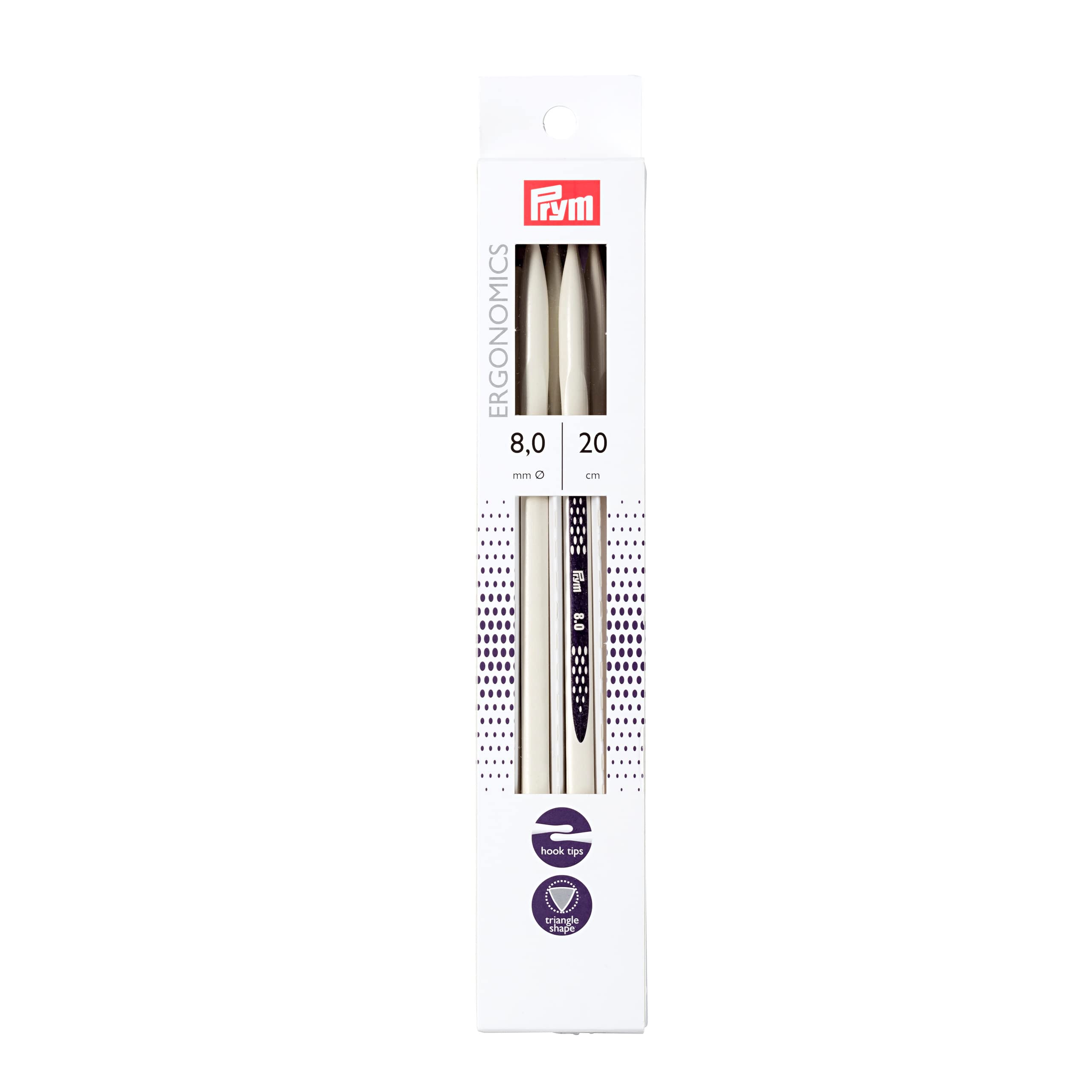prym-ergonomics-strumpfstricknadeln-5er-set-8-0-mm-20-cm image 2