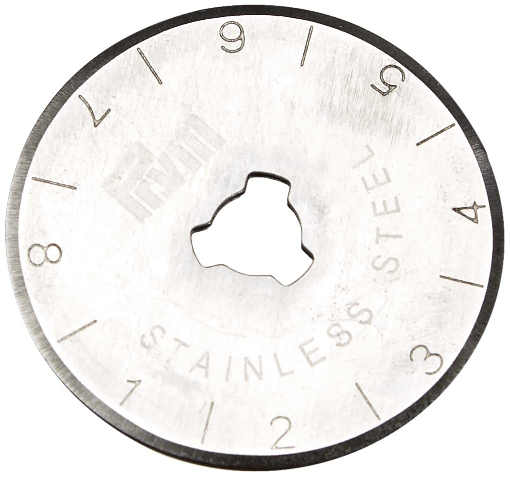 prym-611373-ersatzklinge-rollschneider-mini-28-mm-edelstahl-silber image 1