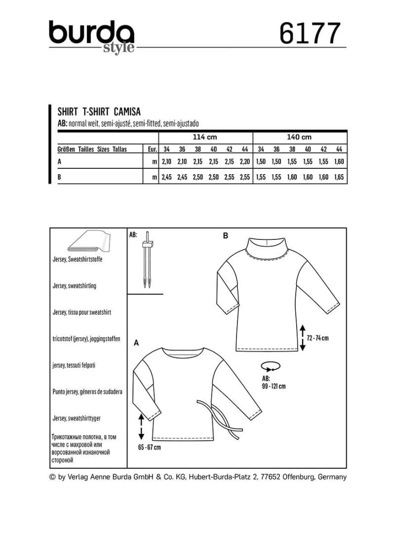 burda-easy-6177-schnittmuster-damen-shirt-gr-34-44 image 3