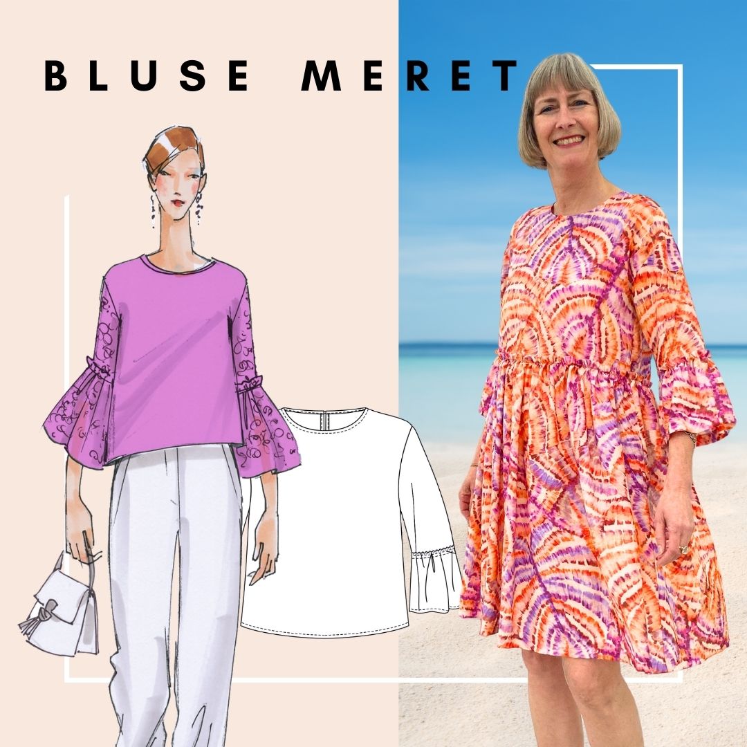 schnittmuster-berlin-bluse-meret-bluse-mit-patternhack-zum-sommerkleid image 1