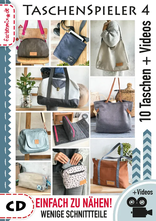farbenmix-taschenspieler-4-cd-mit-10-schnittmustern image 1