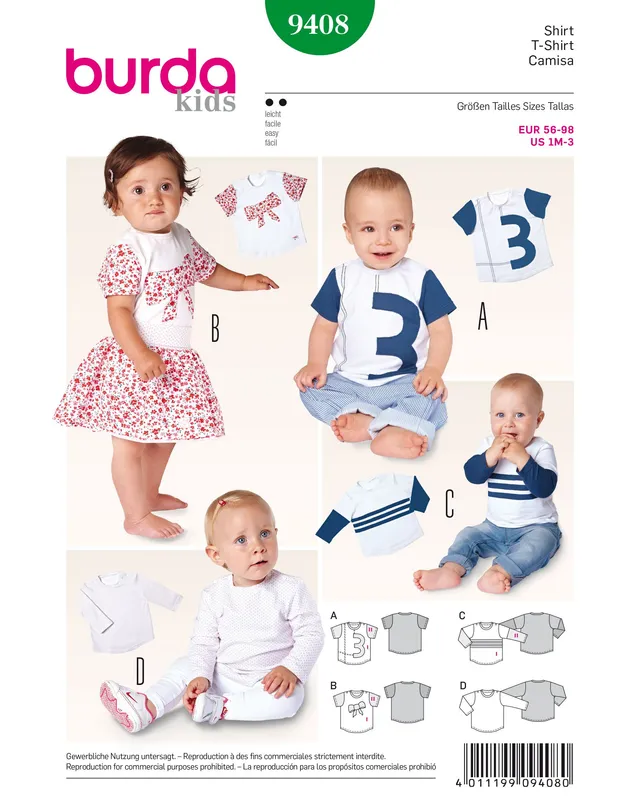 burda-style-shirt-9408-schnittmuster-kids-gr-56-98 image 1