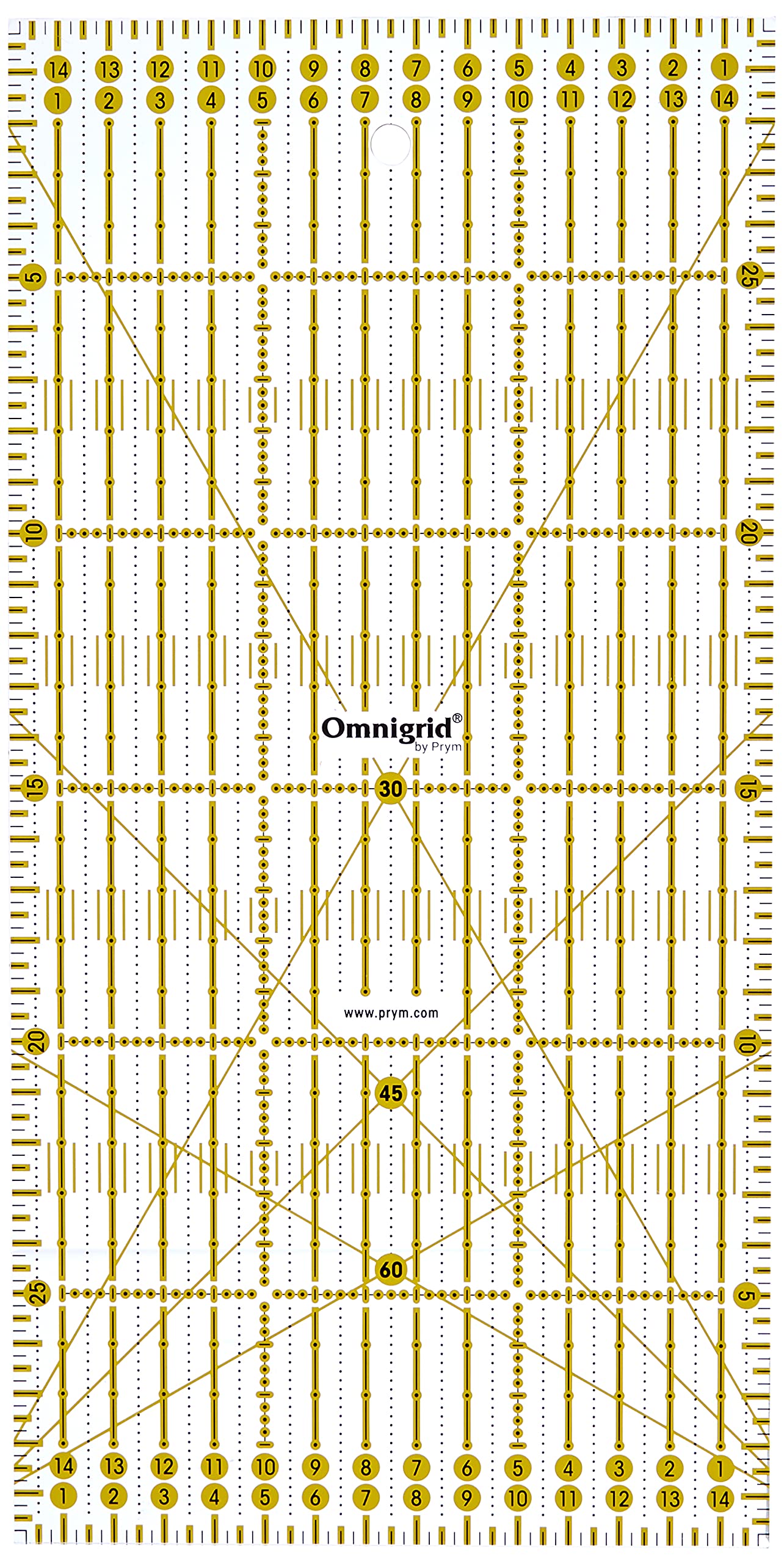prym-611307-omnigrid-rollschneide-lineal-15-x-30-cm-transparent image 1