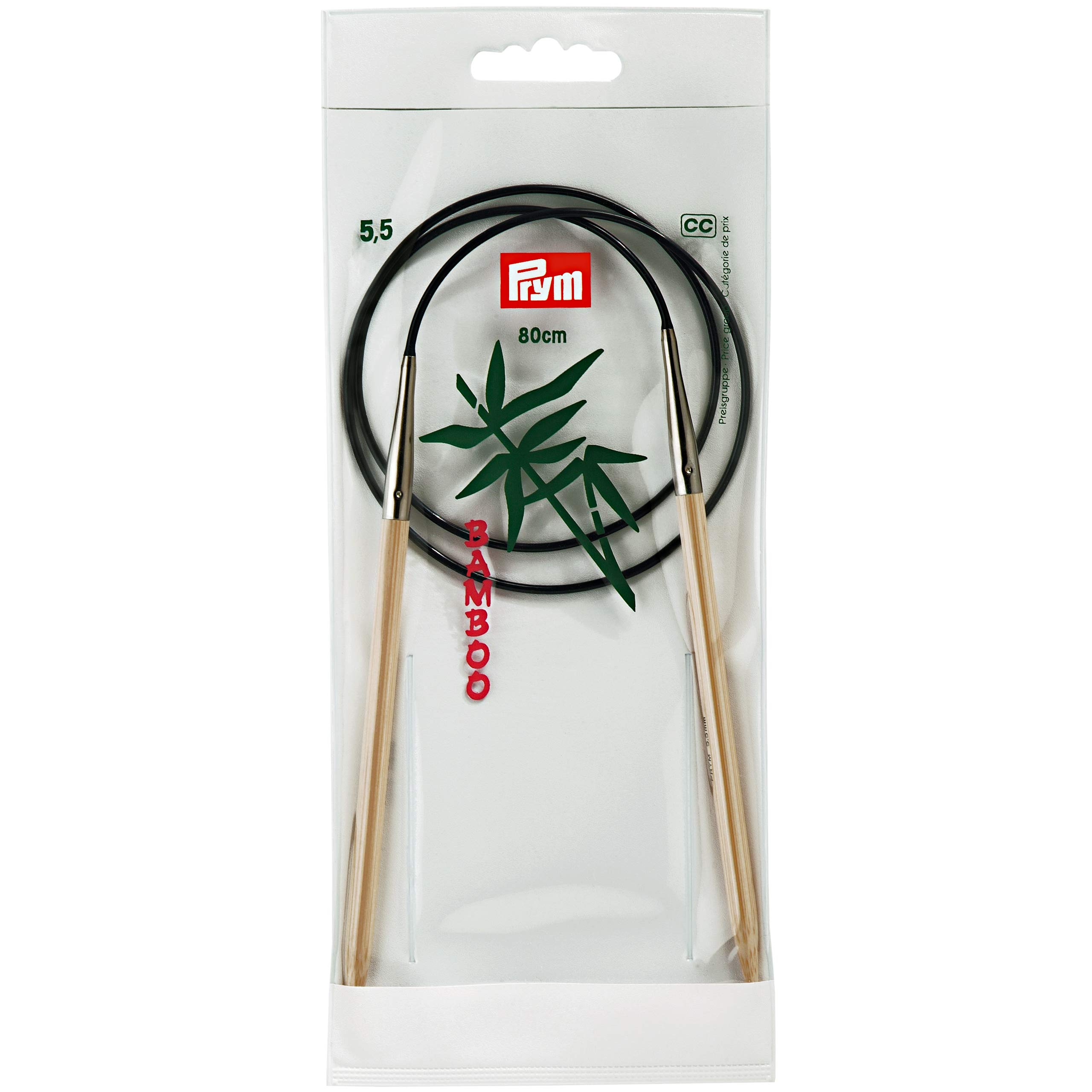 prym-221509-rundstricknadeln-bambus-80-cm-5-5-mm image 1