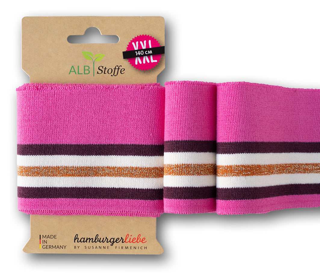 albstoffe-cuff-me-glam-college-col-134-grobstrick-b-ndchen image 1