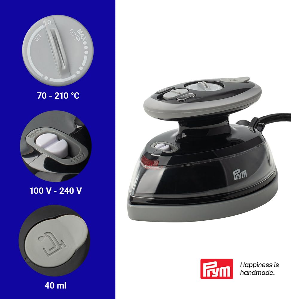 prym-mini-dampfb-geleisen-set-schwarz-400w-mit-silikonablage-und-case image 3