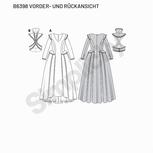 burda-style-6398-renaissance-outfit-damen-gr-34-44 image 8