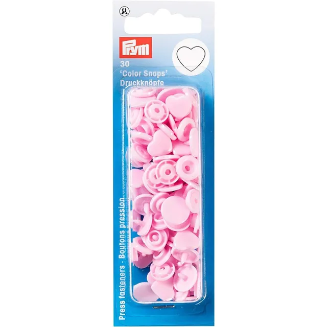 prym-color-snaps-druckkn-pfe-herz-rosa-30-st-ck image 1