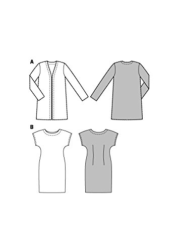 burda-easy-schnittmuster-set-6608-damen-minikleid-und-jacke-gr-36-50 image 8