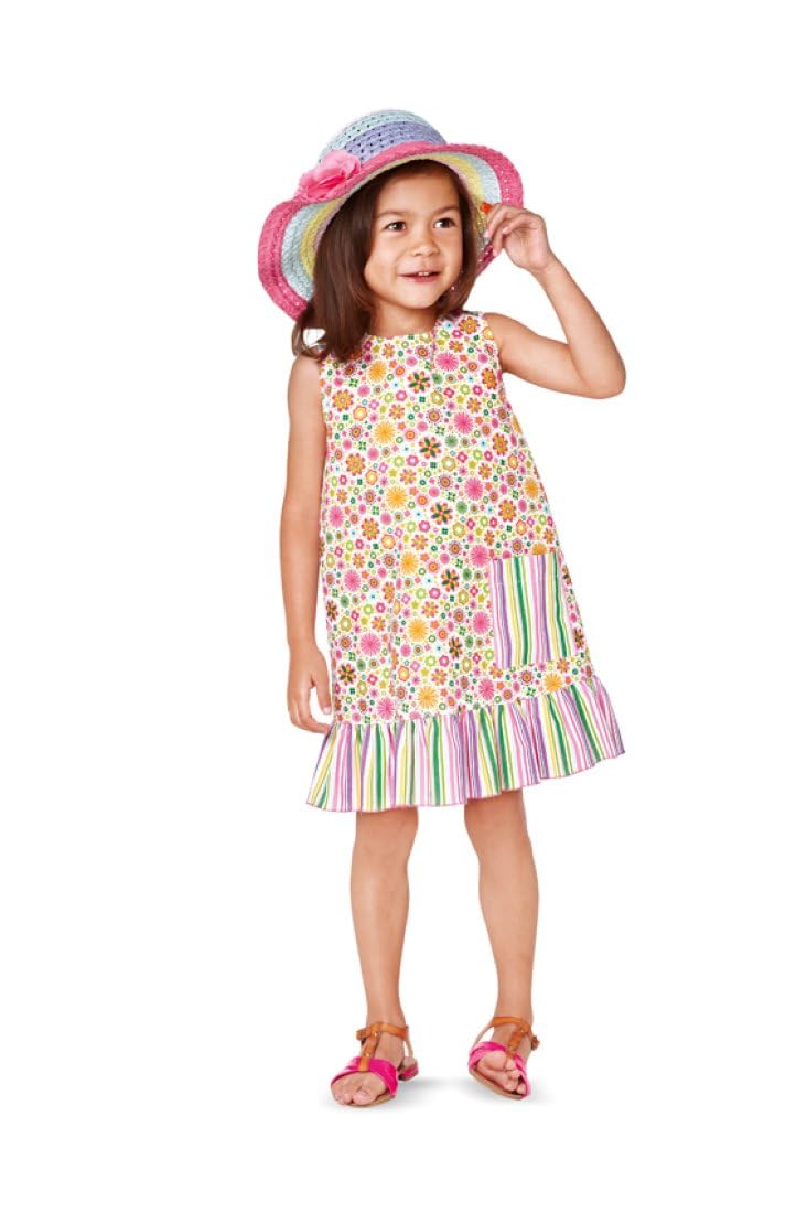 burda-style-9420-m-dchen-sommer-kleid-schnittmuster-gr-92-122 image 6