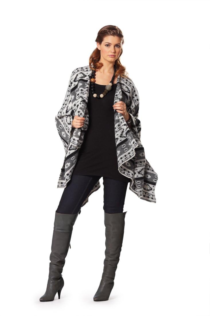 burda-young-7313-damen-cape-schnittmuster-gr-36-48-aus-strick-fake-fur image 5