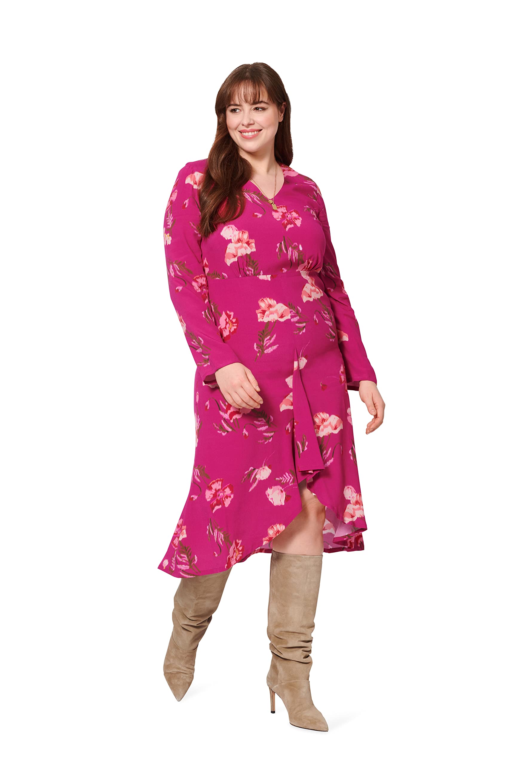 burda-style-5987-kleid-schnittmuster-damen-gr-44-54-level-3 image 2