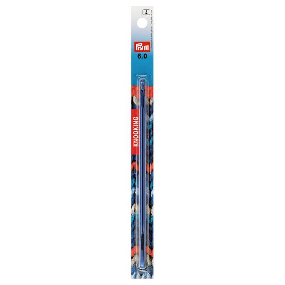 prym-195908-knooking-nadel-alu-6-00-mm-blau image 1