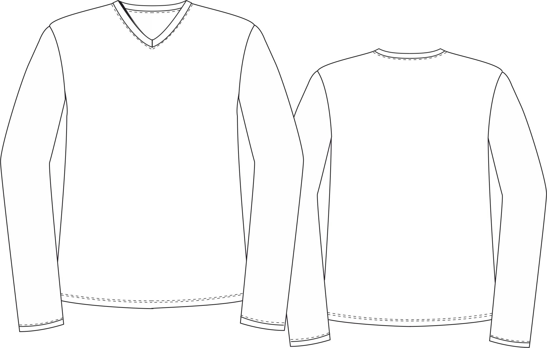 schnittmuster-berlin-longsleeve-benedikt-v-neck-langarmshirt-schnittmuster-f-r-h image 2