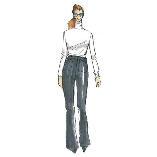 schnittmuster-berlin-bootcut-hose-luca-damen-hose-ebook image 1