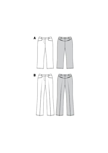burda-style-schnittmuster-damen-b-gelfalten-hose-6432-gr-34-46-papierschnitt image 8