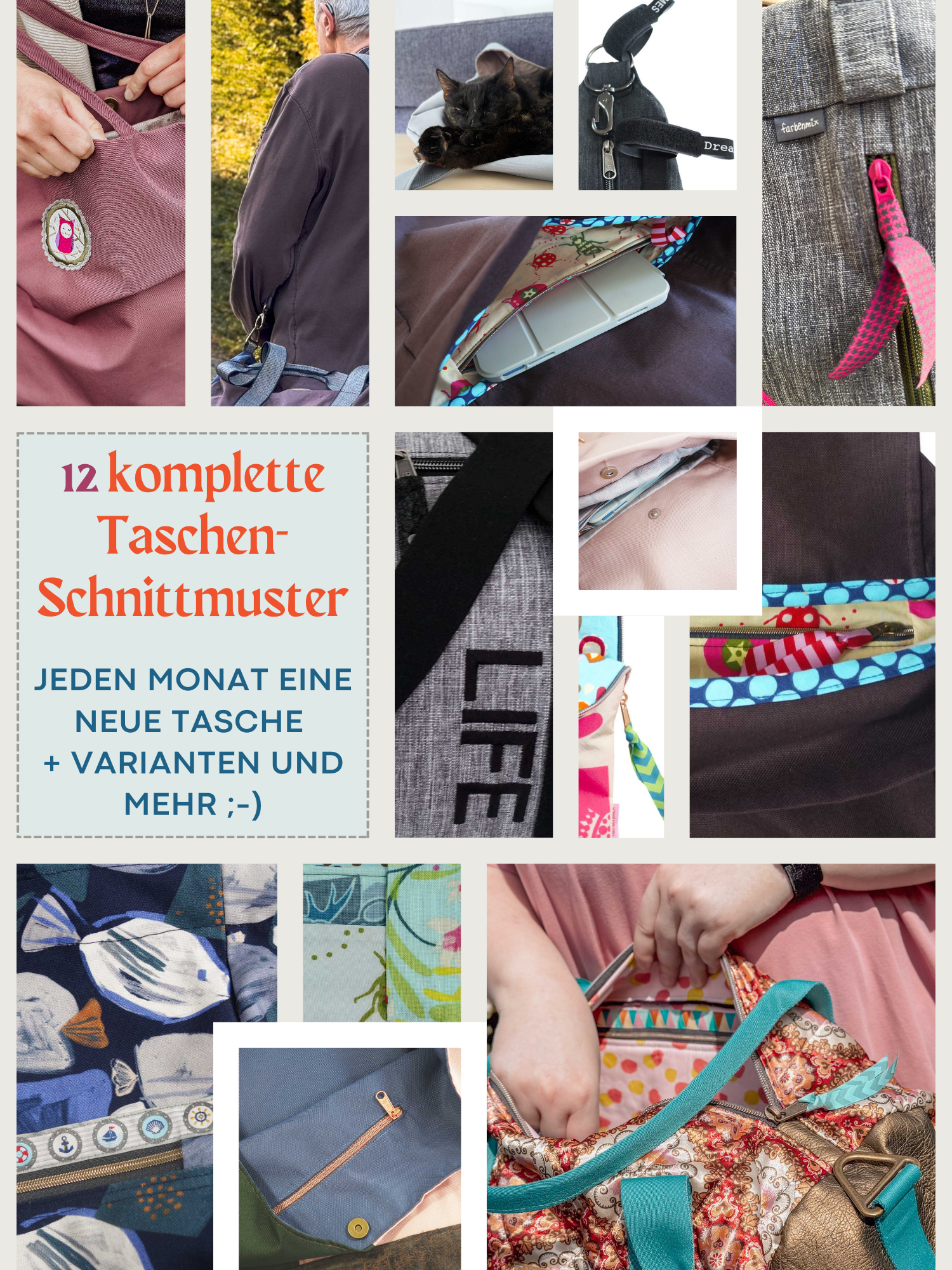 farbenmix-taschenkalender-2025-ebook-18-taschen-anleitungen-mit-videos image 2