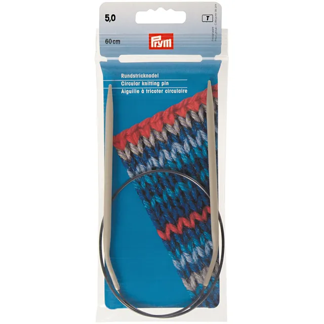 prym-211292-rundstricknadeln-alu-60-cm-5-00-mm-grau image 1