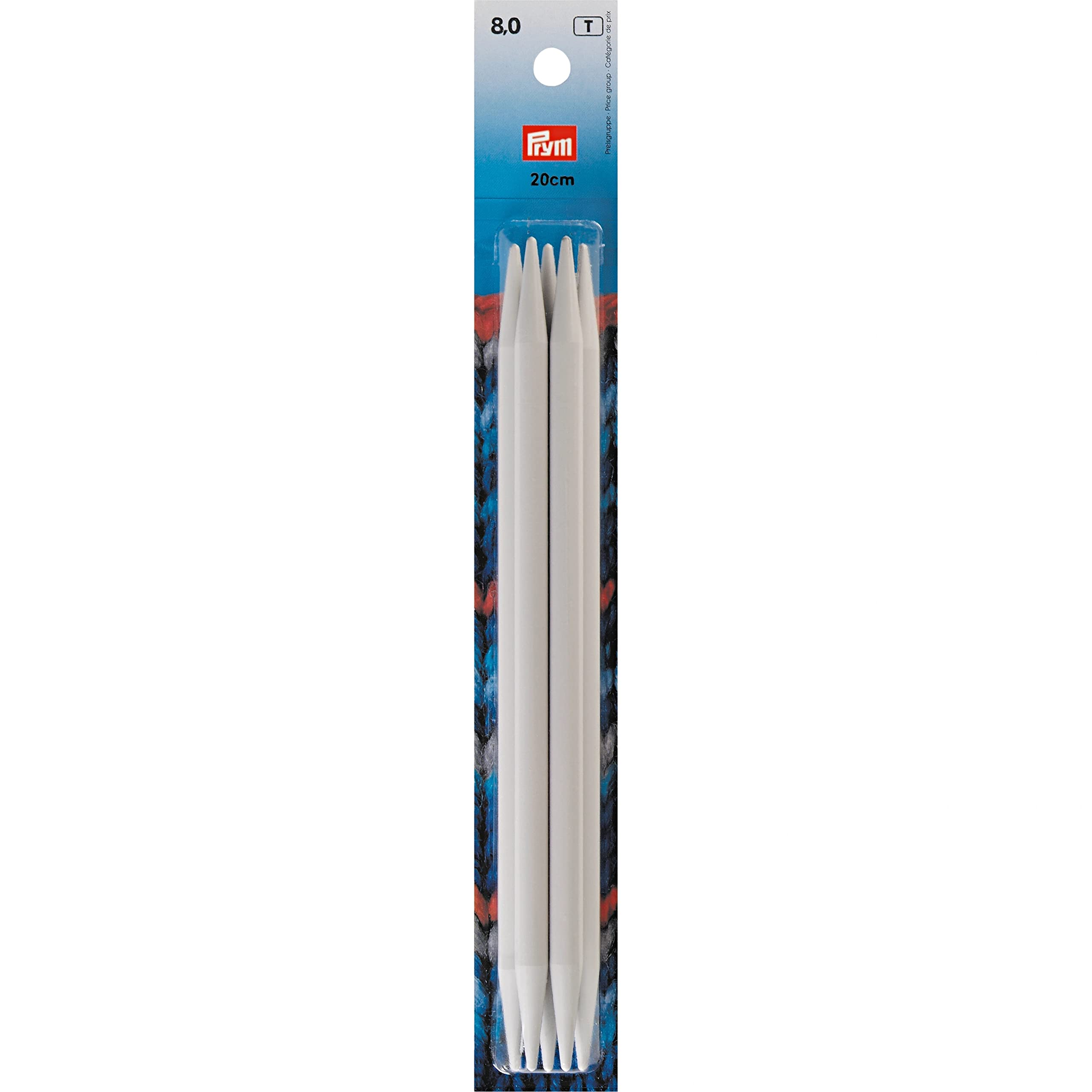 prym-218644-strumpfstricknadeln-kunststoff-20-cm-6-00-mm-grau image 2
