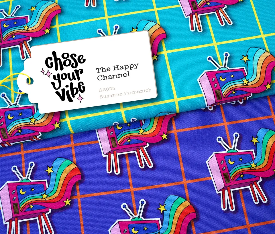 albstoffe-choose-your-vibe-the-happy-channel-bio-canvas-meterware image 1