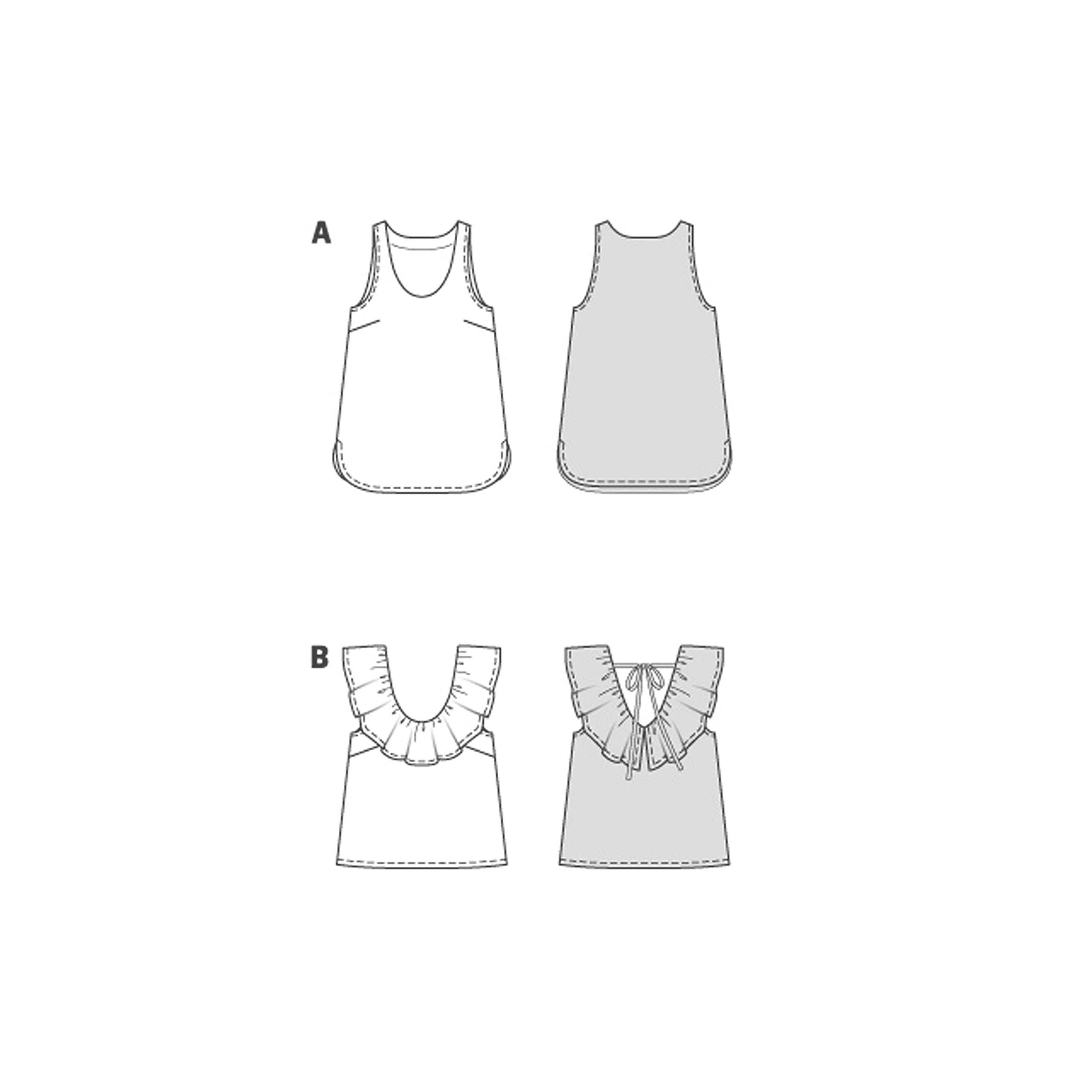 burda-style-schnittmuster-set-tank-tops-2-varianten-damen-gr-34-44 image 6
