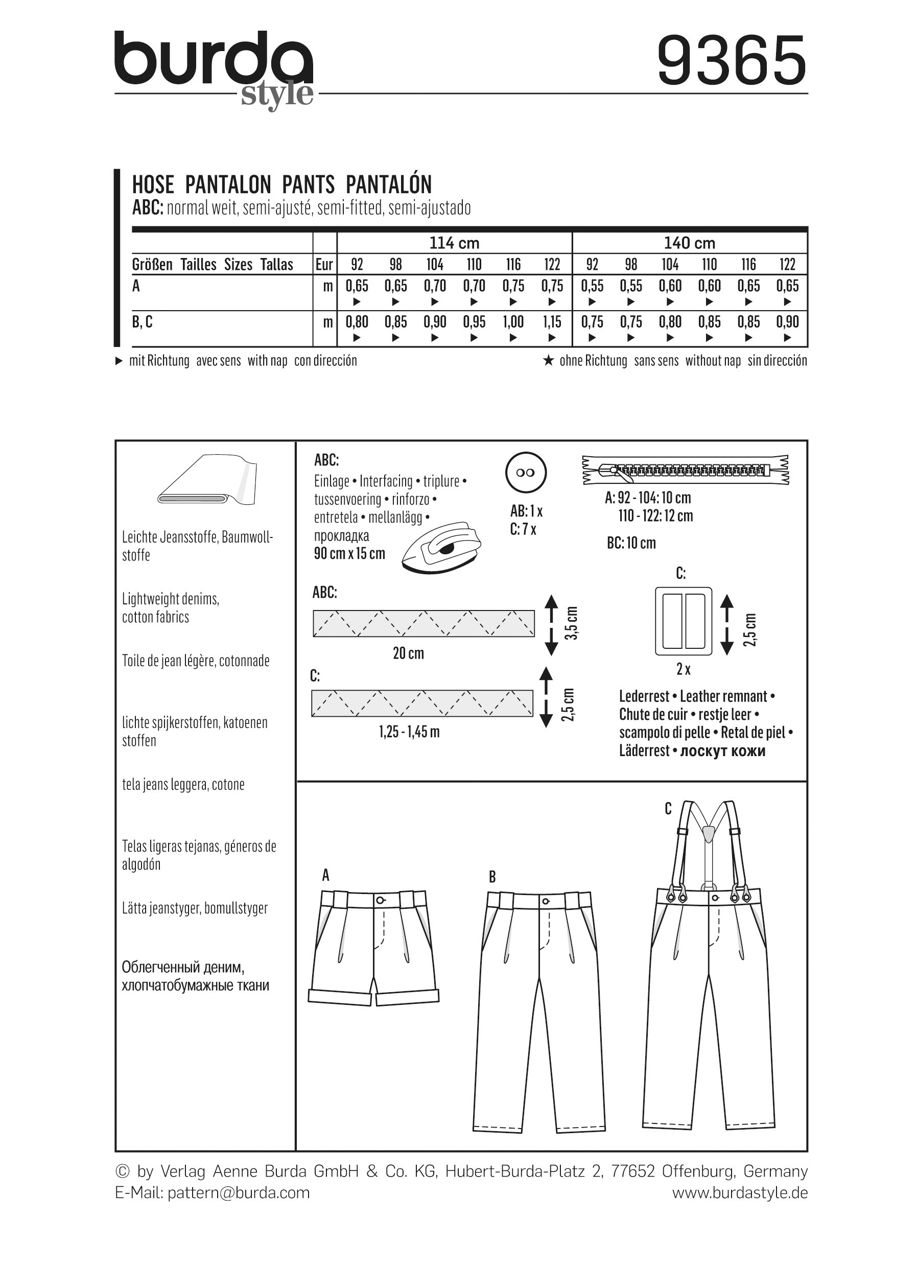 burda-style-schnittmuster-9365-bundfaltenhose-und-kindershorts-kids-92-122-level image 4