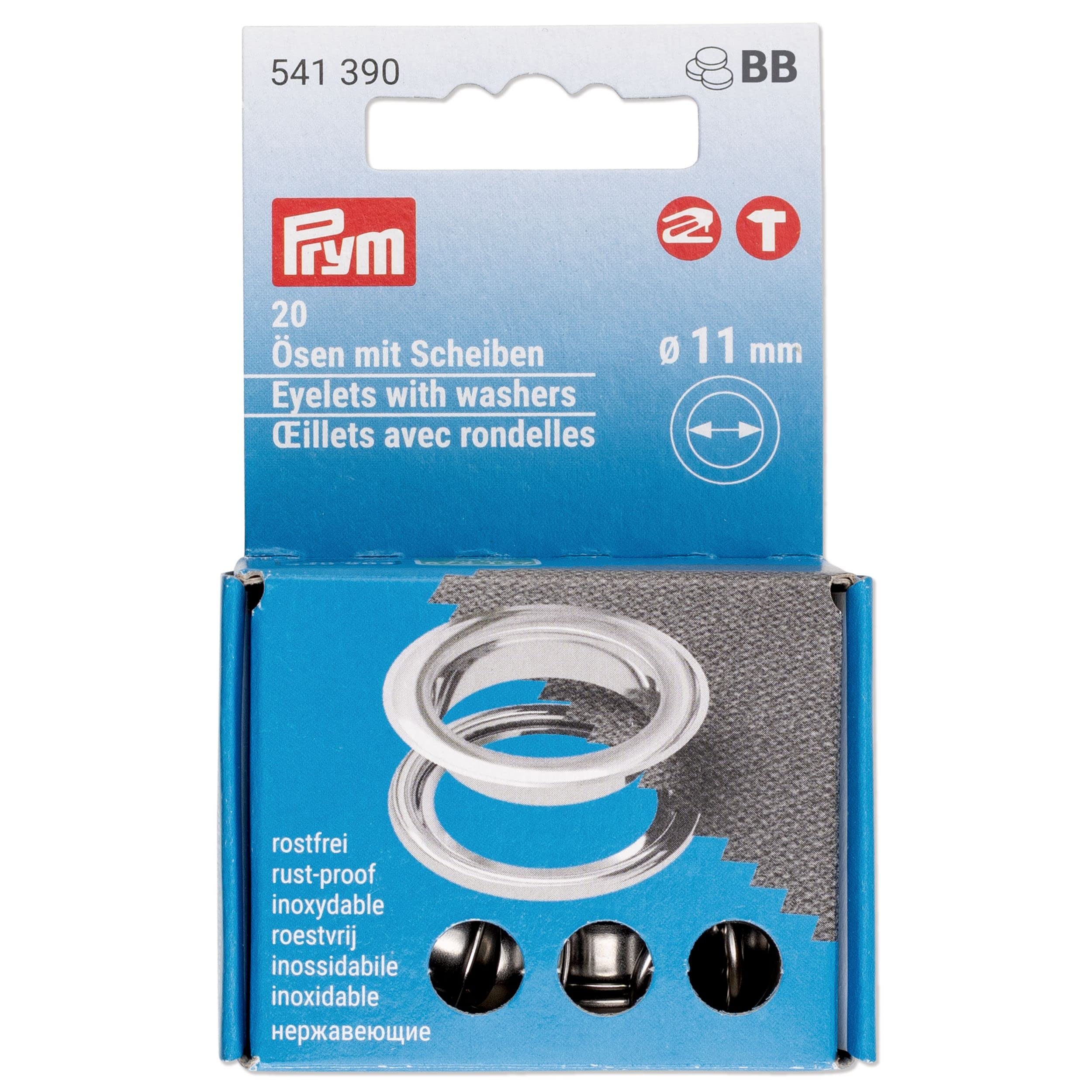 prym-sen-mit-scheiben-11-mm-hellgr-n-silberfarbig image 3