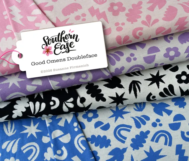 albstoffe-southern-ease-good-omens-bio-doubleface-jacquard-jersey-meterware image 1