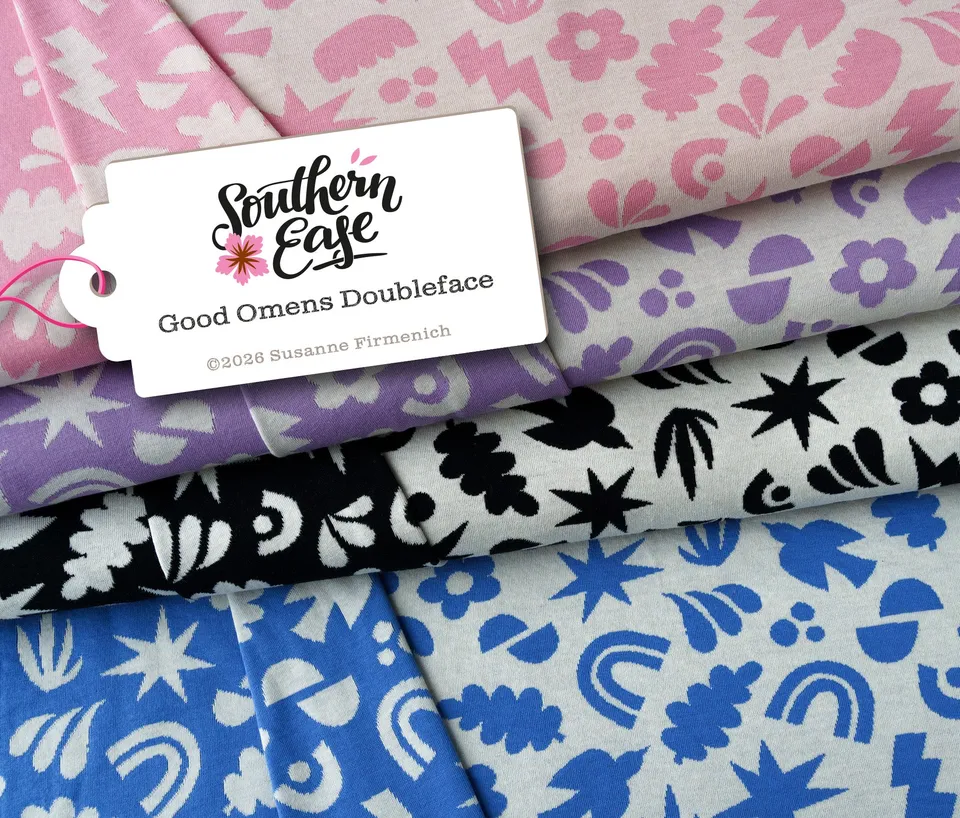 albstoffe-southern-ease-good-omens-bio-doubleface-jacquard-jersey-meterware image 1
