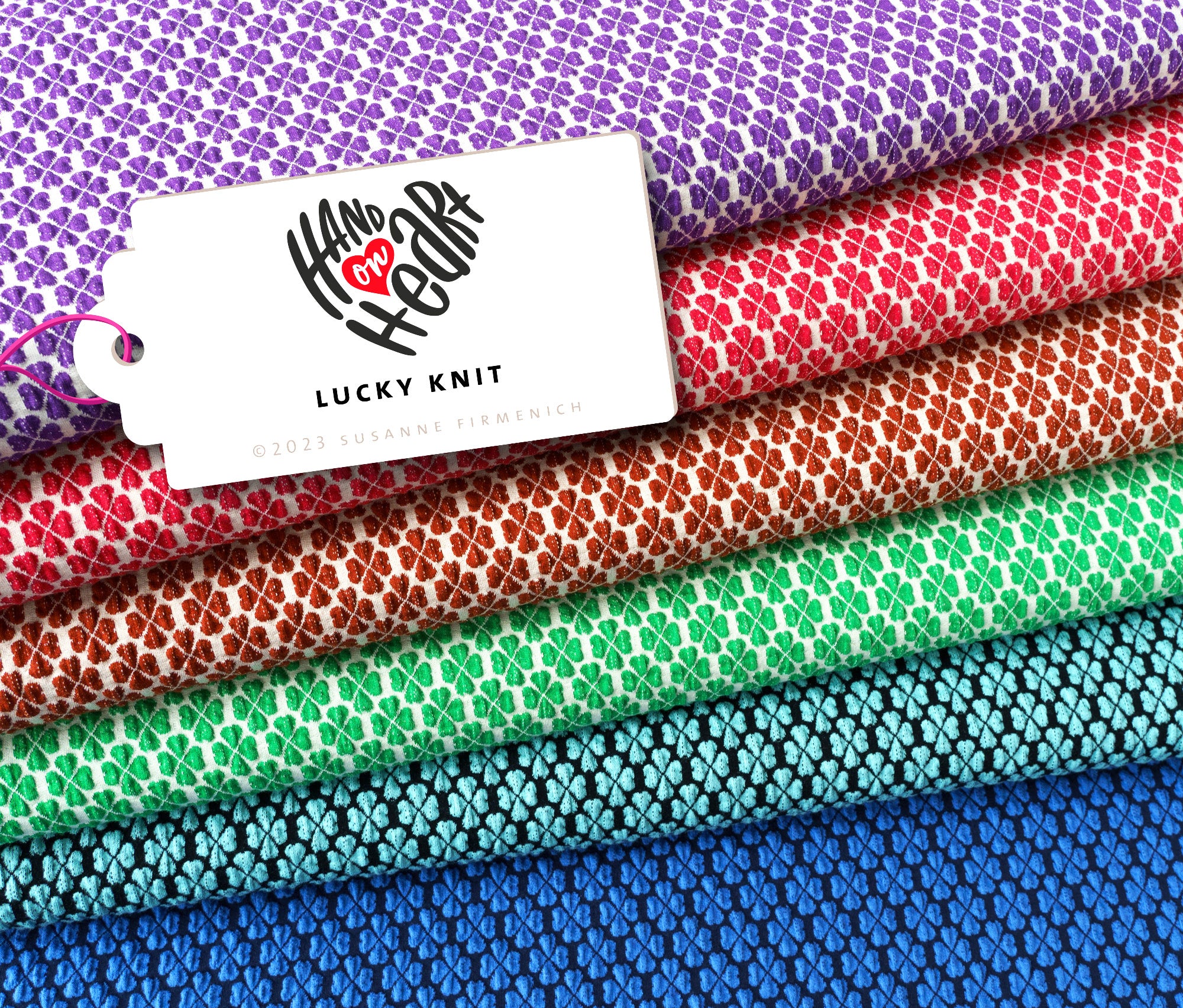 albstoffe-hand-on-heart-lucky-knit-bio-jacquard-jersey-meterware image 1