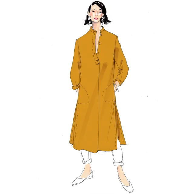 schnittmuster-berlin-longbluse-urania-bluse-und-hemdkleid-schnittmuster image 1