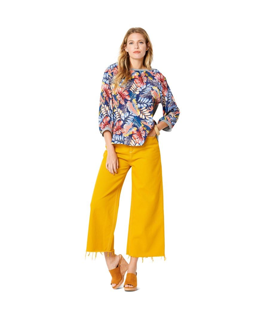 burda-style-6233-damen-langarm-shirts-gr-34-44-papierschnittmuster image 4