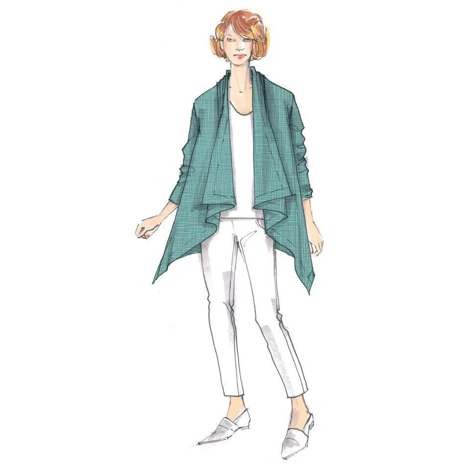 schnittmuster-berlin-cardigan-giselle-ebook-schnittmuster-damen-jacke-wasserfall image 1