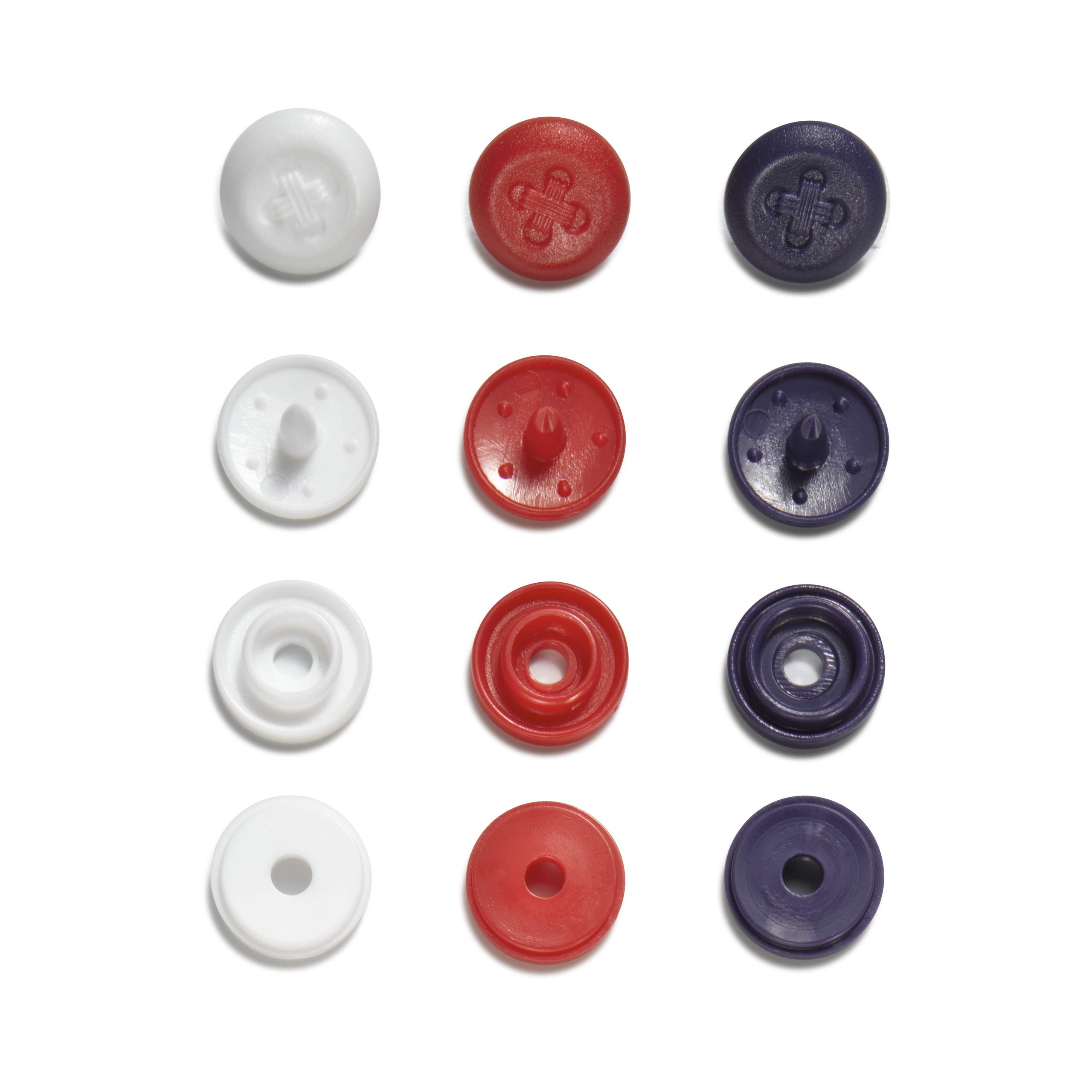 prym-love-color-snaps-mini-druckkn-pfe-wei-rot-marine image 2