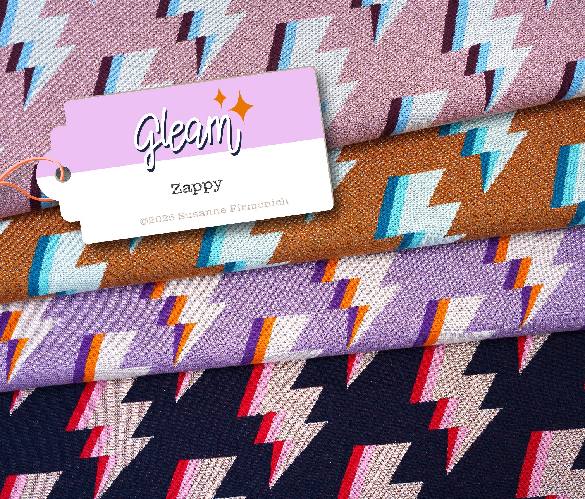 albstoffe-gleam-zappy-bio-jacquard-jersey-mit-lurex-meterware image 1