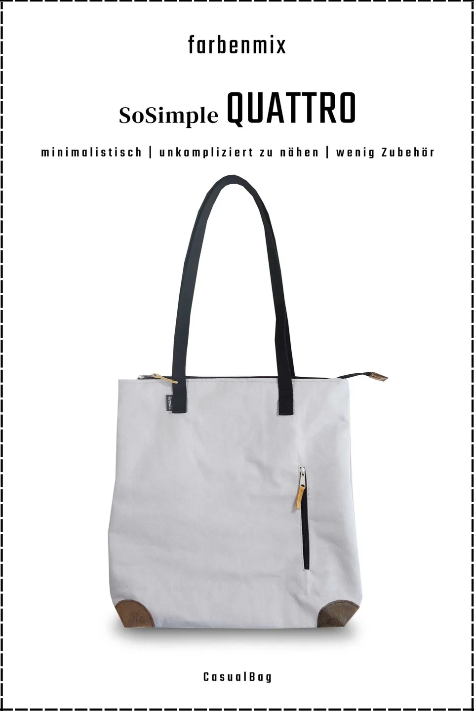 farbenmix-sosimple-casualbag-quattro-handtasche-schnittmuster-ebook image 1